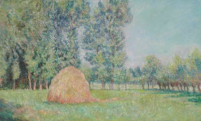 Der Heuhaufen, Plaines des Ajoux, Giverny von Blanche Hoschede Monet